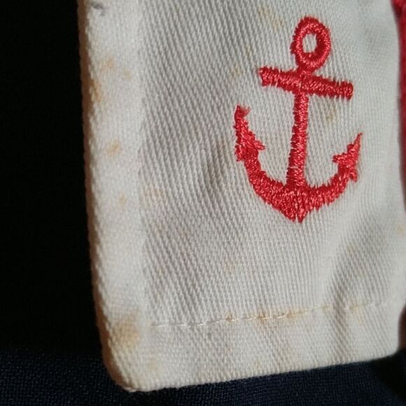 Tiny Dog Sailor Suit with Hat - Picture 12 of 12